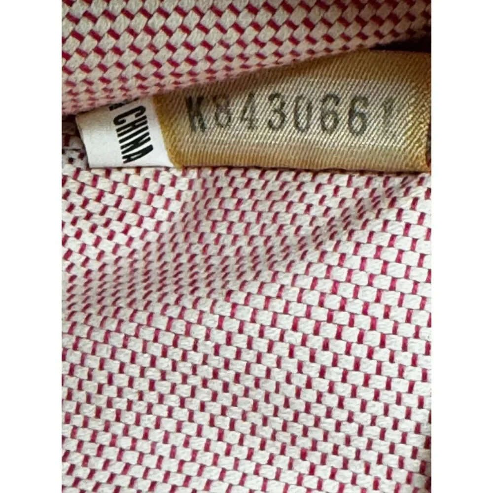 DOONEY & BOURKE East West Monogram Tote Blue/Tan Leather
